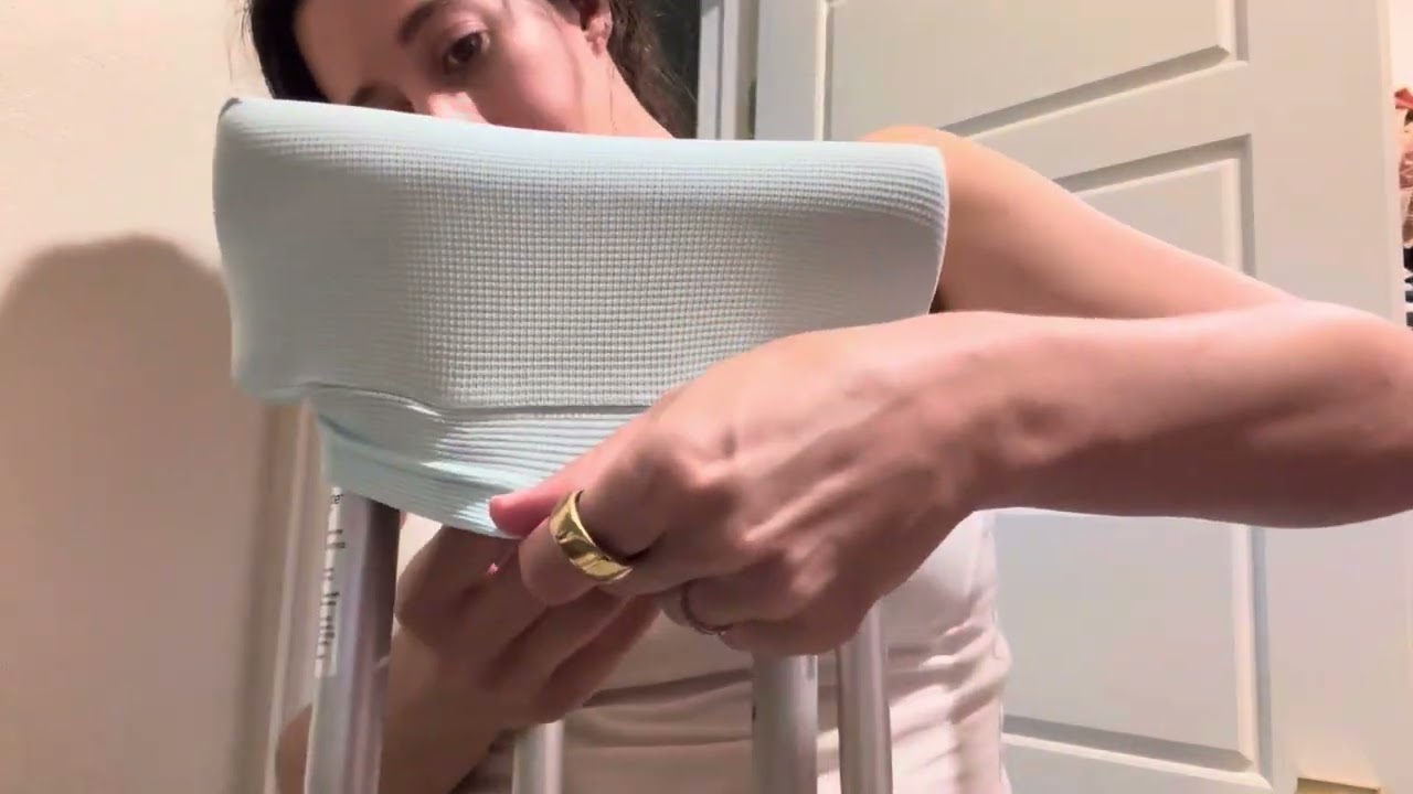🦽 Crutch Comfort Upgrade! Ice Silk Waffle Crutch Pads Review | No More Sore Armpits! ❄️✨