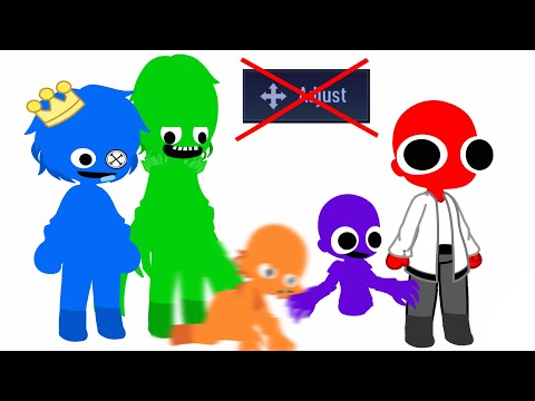 Rainbow Friends Characters With No Adjustmoments 😳😱