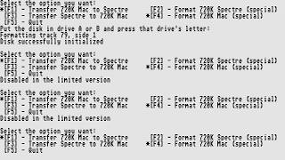 ATARI ST SPECINIT MAC WORKS SPECTRE & ALADIN ALLADIN & MAC FORMATTER,CONVERTER COPIER MAX EXCHANGER