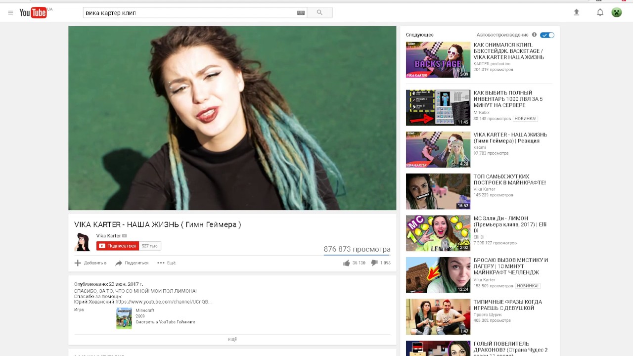 вика картер вся наша жизнь игра