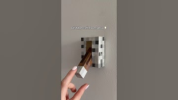 DIY Minecraft Lever Light Switch💡