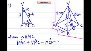 Surface Area of Pyramid in Digital School, CCSCAT - (Video 12)