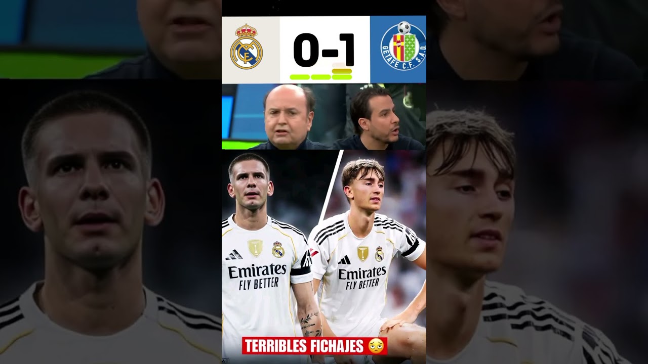 Real Madrid vs Getafe 0X1 