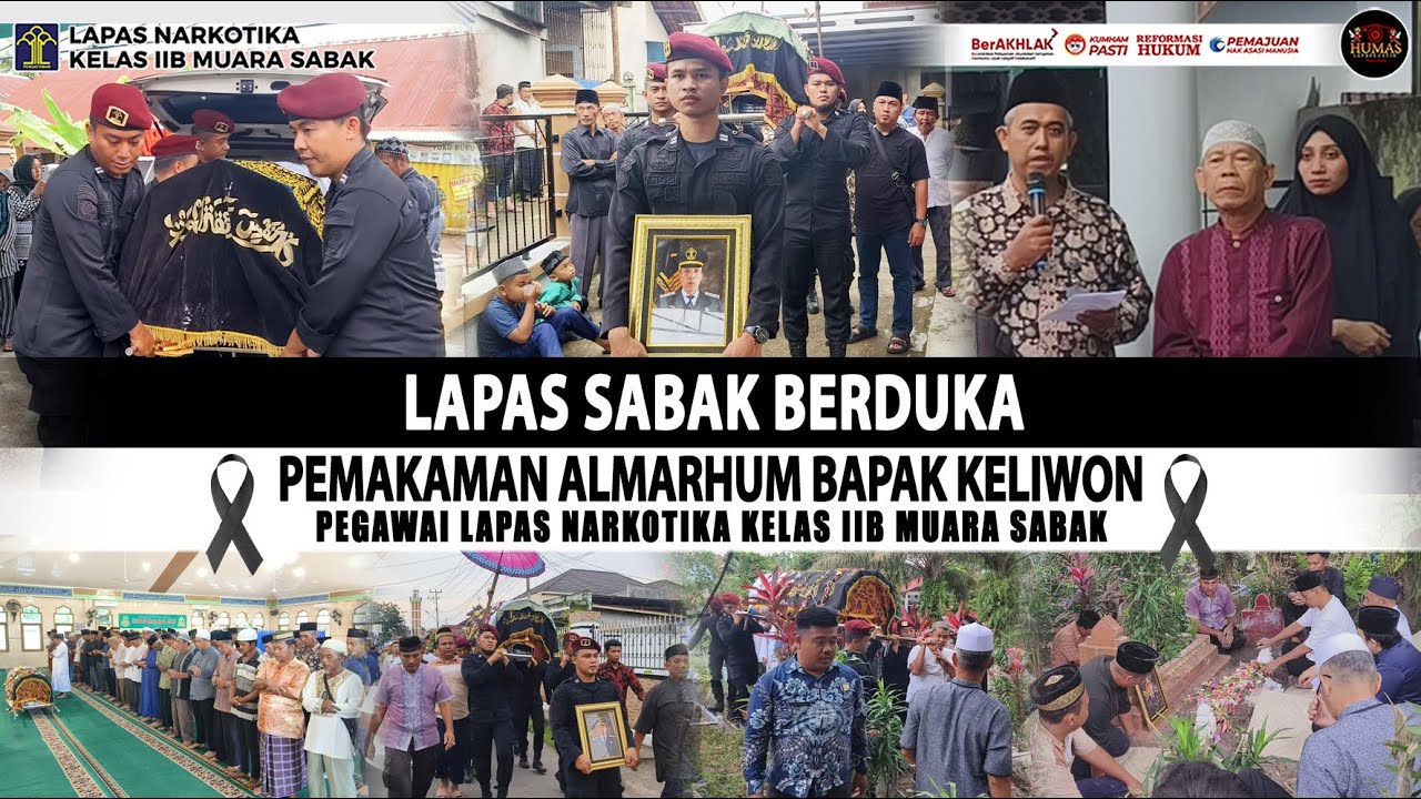 Pegawai Lapas Narkotika Kelas IIB Muara Sabak Hadiri Prosesi Pemakaman Alm. Keliwon Di kota Jambi