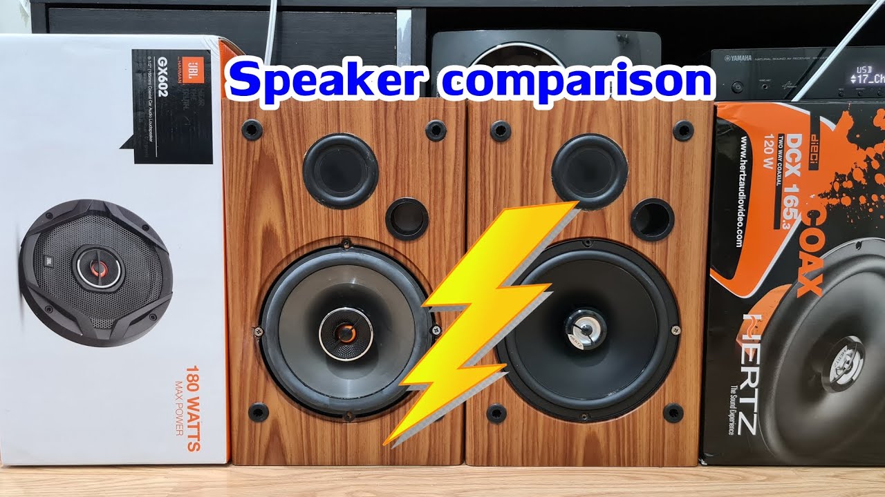 Car Audio ลำโพงรถยนต์ Speaker comparison JBL GX602 vs Hertz DCX165.3