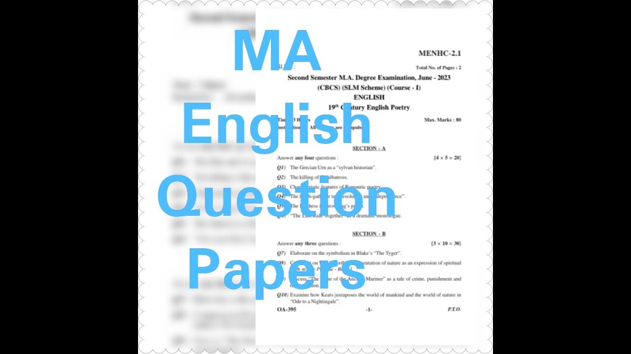 KSOU ENGLISH LITERATURE MA YouTube ksou-english-literature-ma-youtube