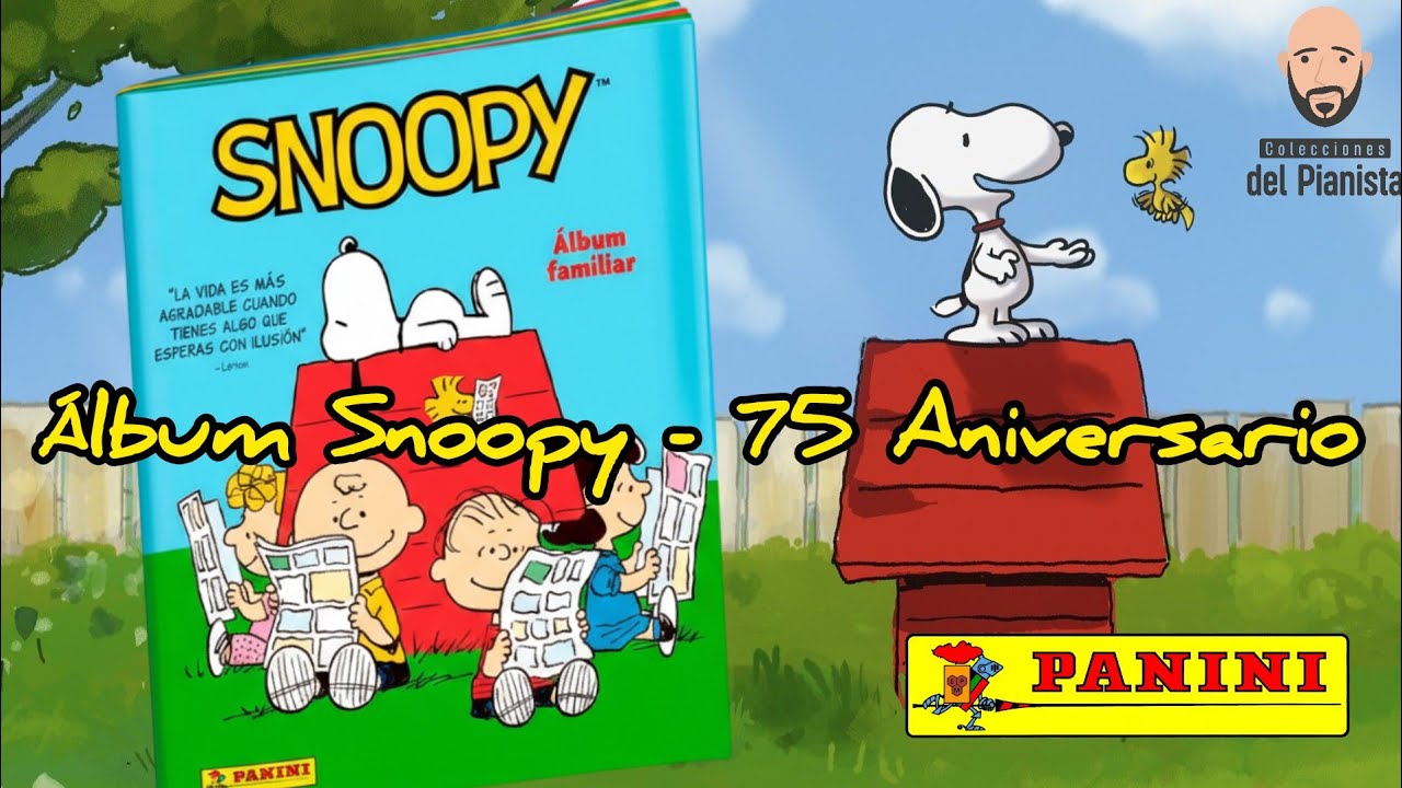 Álbum Snoopy - PANINI - 75 Aniversario 