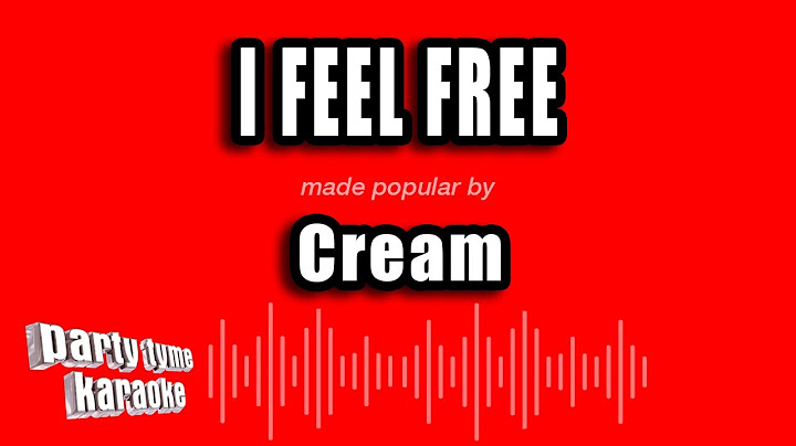 I Feel Free Karaoke version - Karaoke performance video thumbnail