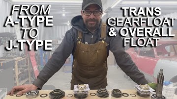 TR6 trans - A-type to J-type OD - Part 4 - Measuring Endplay Overall  Float