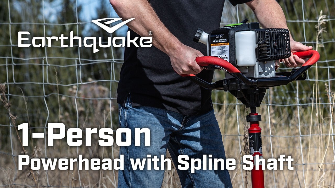 Earthquake® 1-Person Earth Auger Powerhead - YouTube