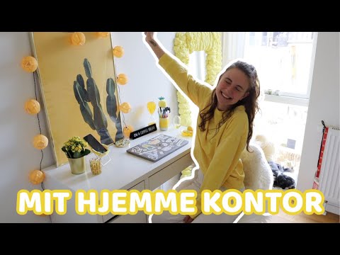 JEG LAVER MIT HJEMMEKONTOR + KONTOR TOUR!