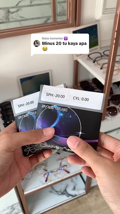 Penglihatan mata -20.00 Seburam Apa sih⁉️👀 #kacamataminus #kacamatablueray #kacamataphotocromic