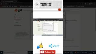 How to install git on Widows | Tenacity  #github #tenacity #githubactions #software