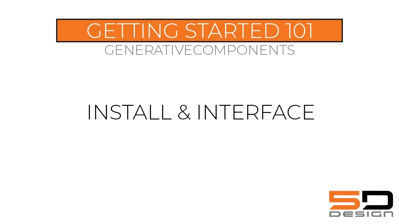 GenerativeComponents - Basics 01