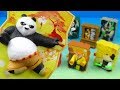 2016 Kung Fu Panda 3 set of 8 McDonalds Happy Meal Kids Movie toys Video Review