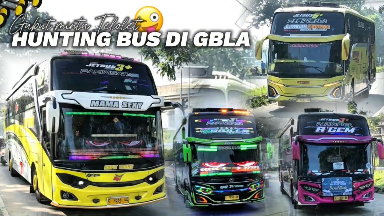 GABUT HUNTING BUS TELOLET DI GBLA MERIAH FULL BASURI