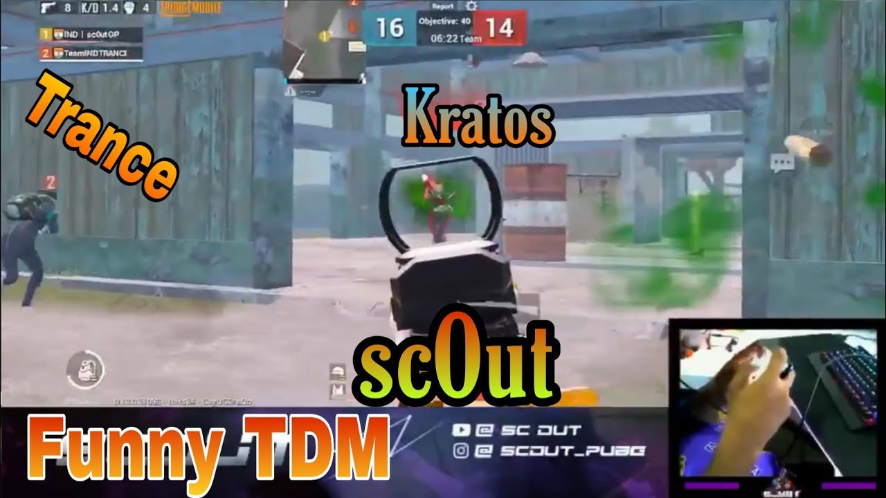ScOut ,Trance  Vs  Daljit ,Kratos  TDM  Match || Intense Fight ||
