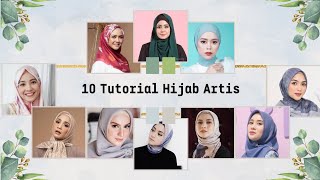 10 Tutorial Gaya Hijab Artis Indonesia