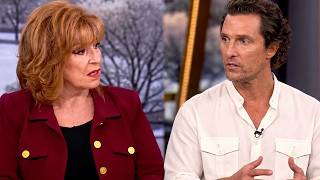 Matthew McConaughey STUNS Joy Behar in a Heated View Showdown!