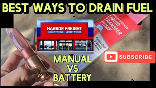 Harbor Freight Battery Transfer Pump vs. Jiggly Pump