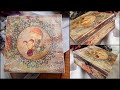 Forest autumn box ♡♡♡Chippy look Decoupage tutorial