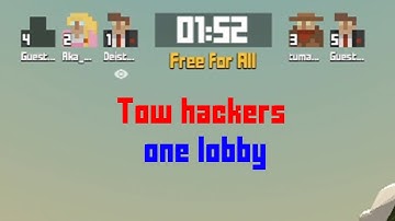 the scuffest lobby in krunker.io....