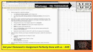 Excel Module 5 SAM Project 1A Narbonne Suits | New Perspectives Cengage Mindtap