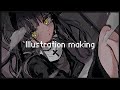 創作イラスト メイキング🌷illustration making🌷〔厚塗り〕