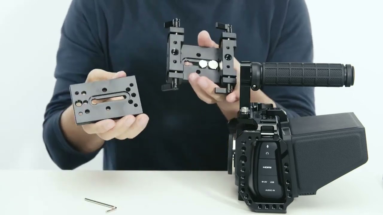 SmallRig Camera Mounting Plate Tripod Mount Plate With 15mm Rod Clam