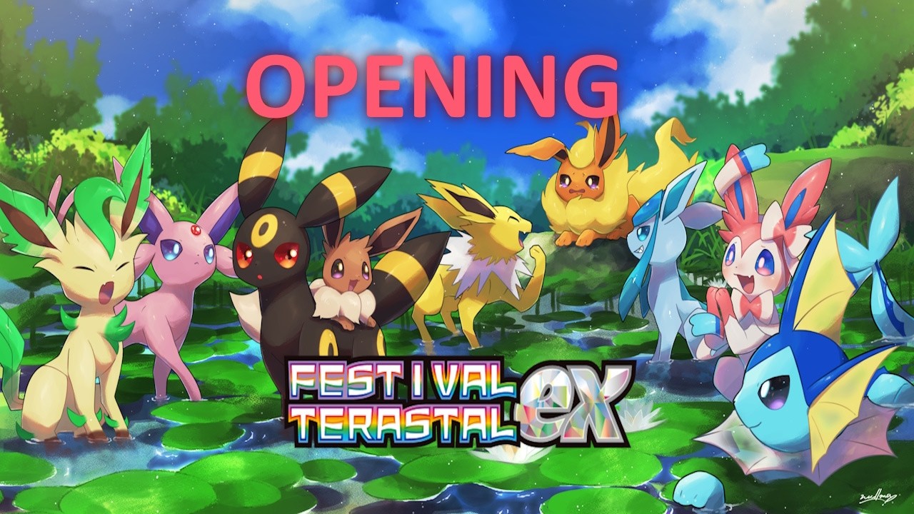 Terestal Festival Opening 3x boosterboxes! Can we pull some eeveelutions?