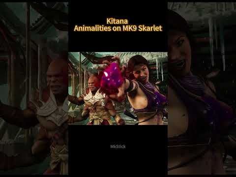 Kitana Animalities on MK9 Skarlet