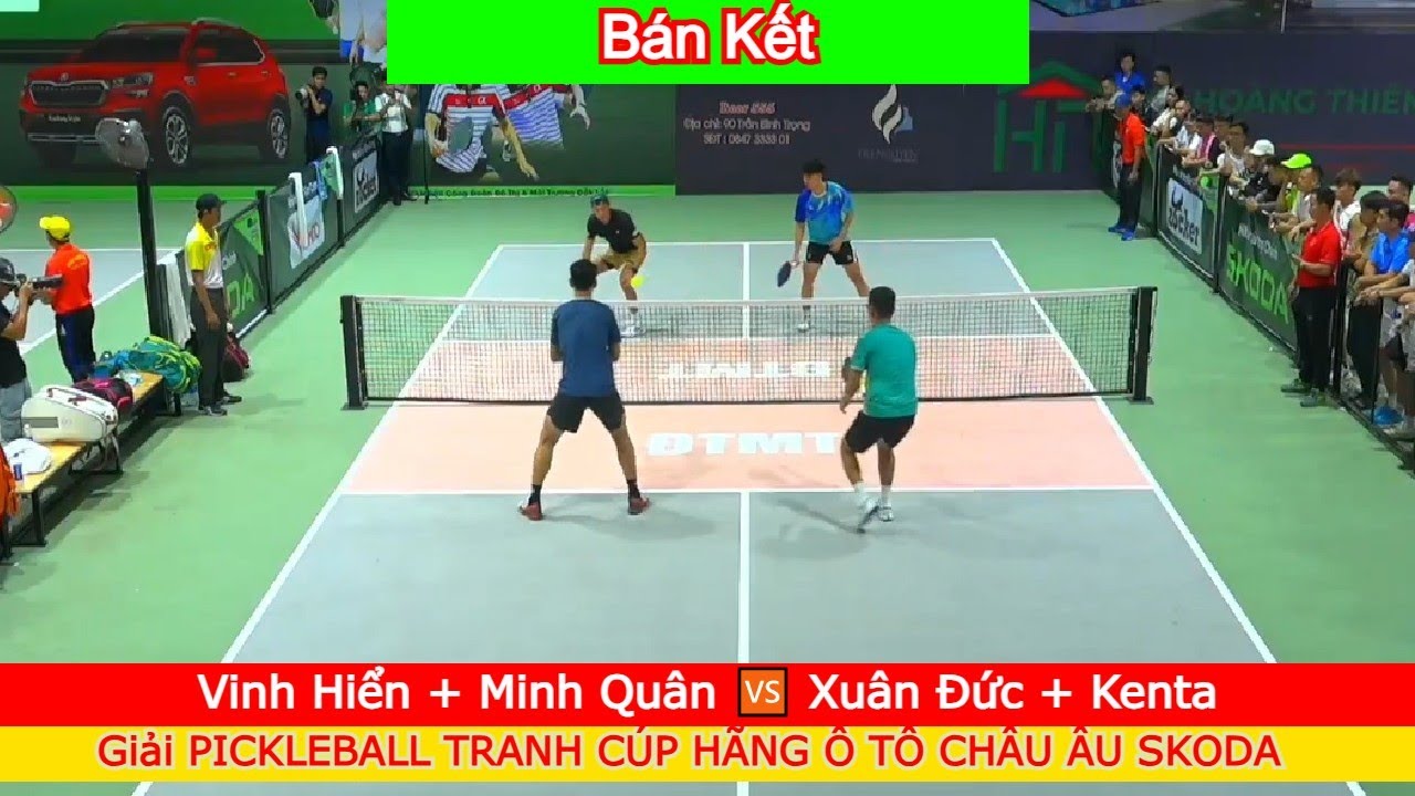 Vinh Hiển + Minh Quân 🆚️ Xuân Đức + Kenta | Giải PICKLEBALL TRANH CÚP HÃNG Ô TÔ CHÂU ÂU SKODA
