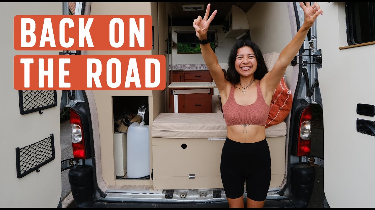 Testing out our brand new van build | Road Trip North Wales - YouTube