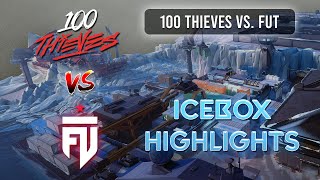 This MAP was A MASSACRE! | 100 Thieves vs. FUT ALL Icebox Highlights ❄️ | VCT Masters Shanghai by Drop The Spike | VALORANT 37 views 3 days ago 4 minutes, 6 seconds