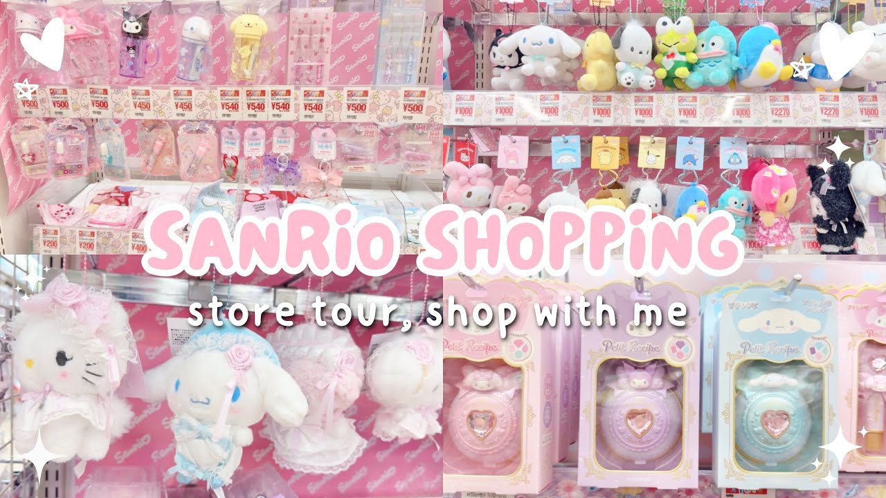 Японский видеоблог 🛒💗 Шопинг в Sanrio со мной: тур по магазинам ♡
