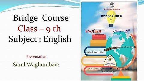 9th English Activity 28 Bridge Course