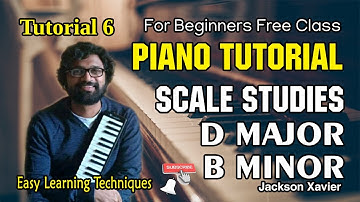 #Piano#Keyboard#Tutorial Part 6#Jackson Xavier#Easy Learning for Beginners