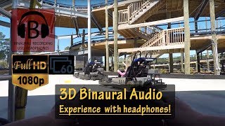 [HD, 3D Audio] Go-Kart Fun, Single Kart POV Experience - The Track Myrtle Beach, SC