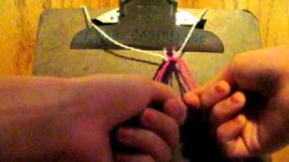 How to do the bordered candy stripe friendship bracelet