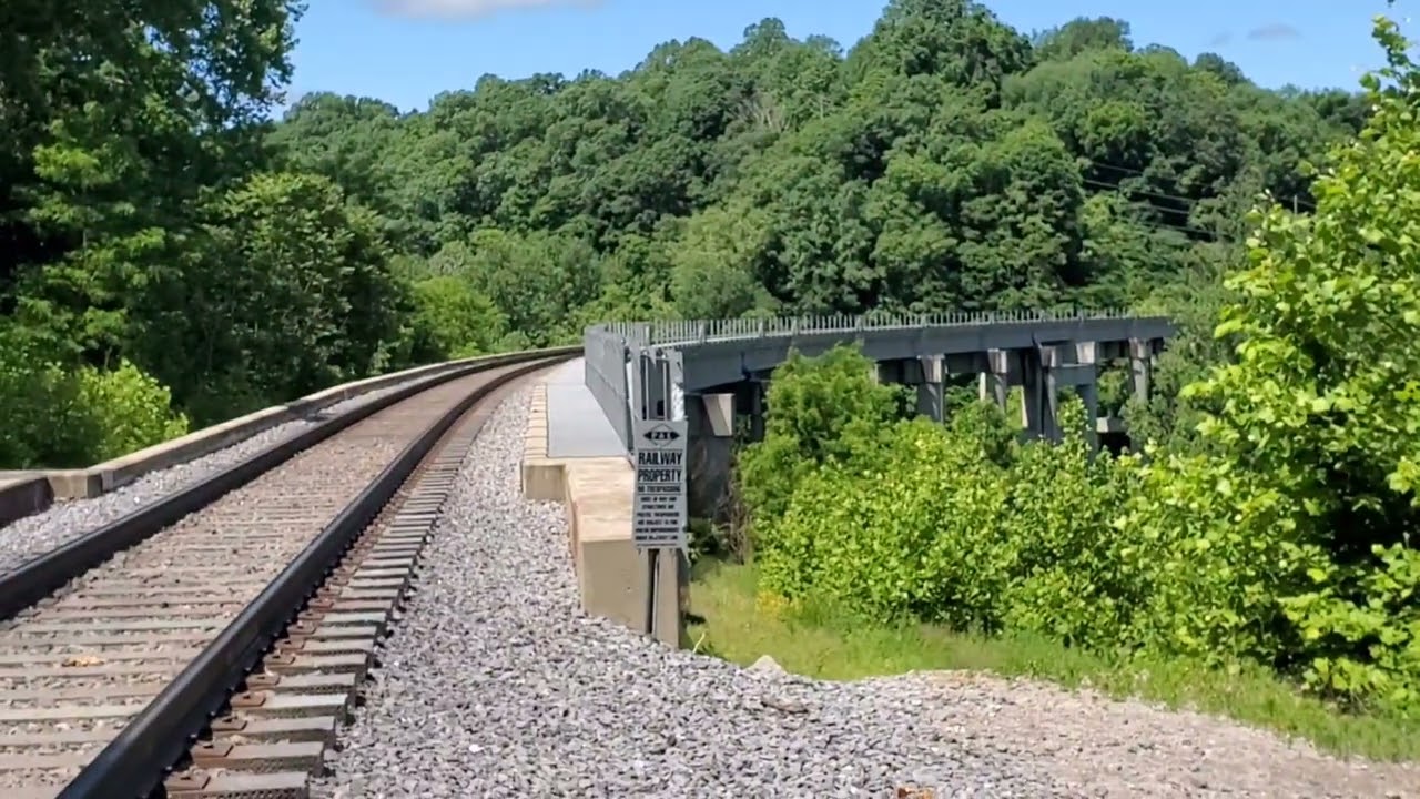 Tioga Falls Trail and waterfall KY, May 2022
