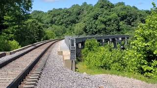 Tioga Falls Trail and waterfall KY, May 2022