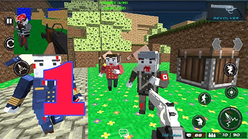 Pixel Gun Apocalypse 6  /PART 1 Gameplay Walkthrough. Zombie edition.