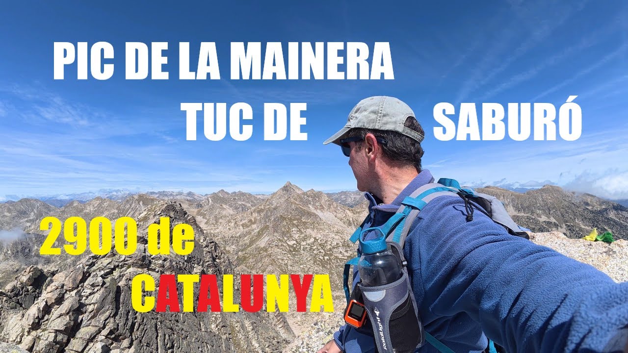 Subiendo los 32 picos de 2900 de Cataluña: Pic de la Mainera (6/32) y Tuc de Saburó (7/32).