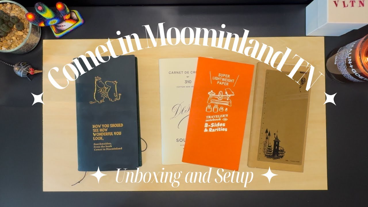 Comet In Moominland Traveler's Notebook Unboxing and Setup