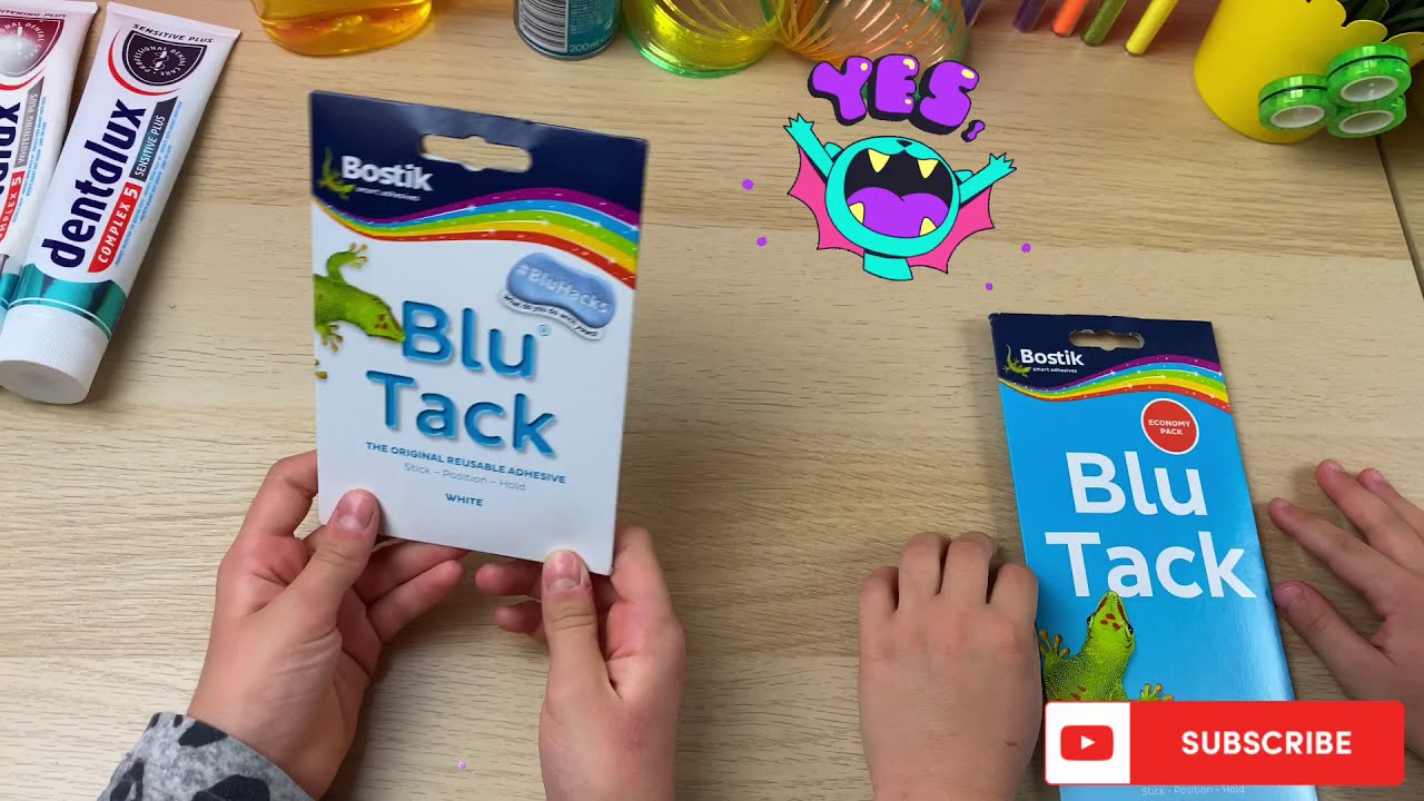 How To Make Blu-Tack Slime | No Glue, No Borax