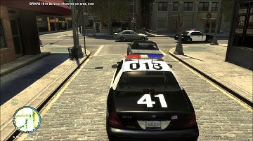 GTA IV LCPD: First Response Police Mod Gameplay (20) HARDCORE MODE!