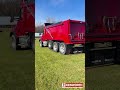 2025 Candy Apple Red Kenworth T880 Dump Truck