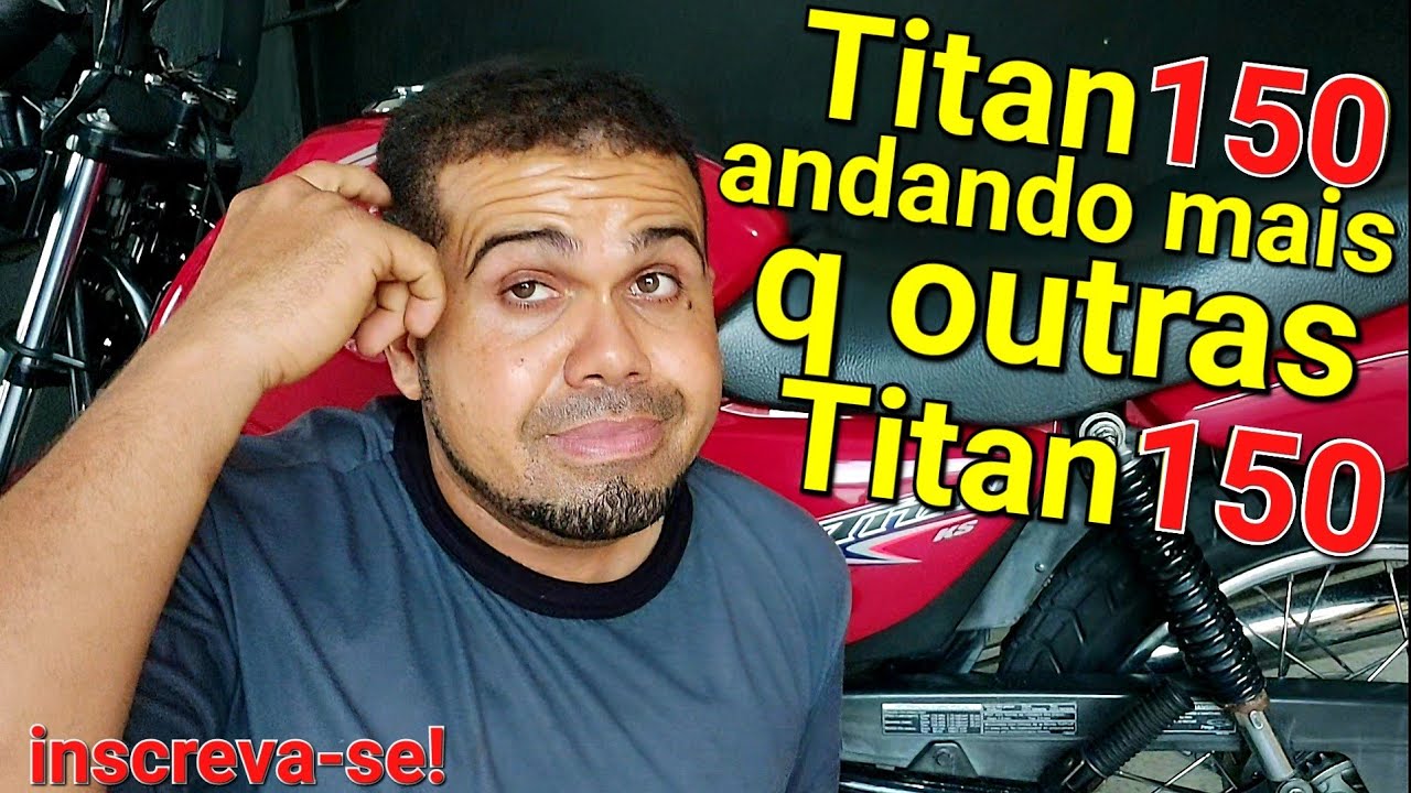 Porque tem titan150 que anda mais q outras titan150 🤔essa é a verdade