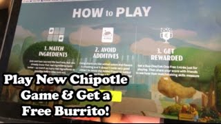 Play New Chipotle Game & Get A Free Burrito