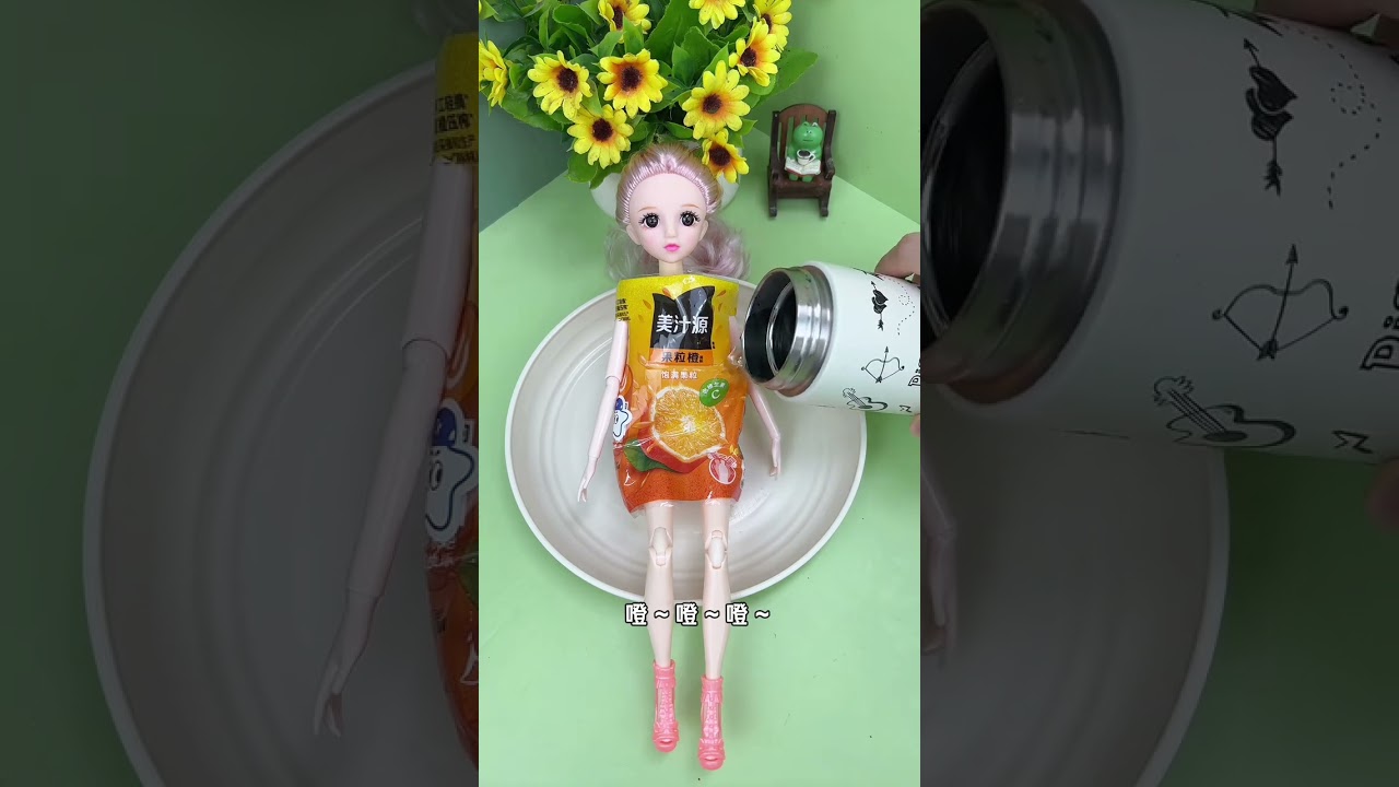 Вызов: Сделай стирку для кукол Барби в упаковке из пластиковой бутылки